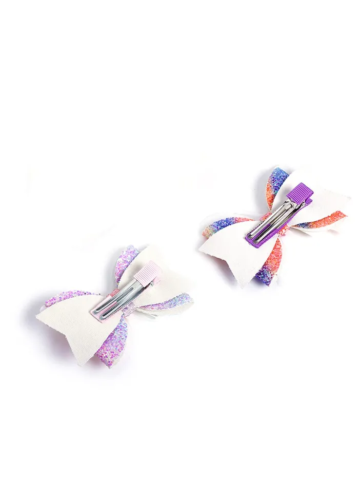 Melbees by Yellow Chimes Hair Clips for Girls Set of 3 PCS Hairclips for Kids Butterfly Charm Big Hair Clips Hair Acessories for Girls and Kids Yellow Chimes Necklaces