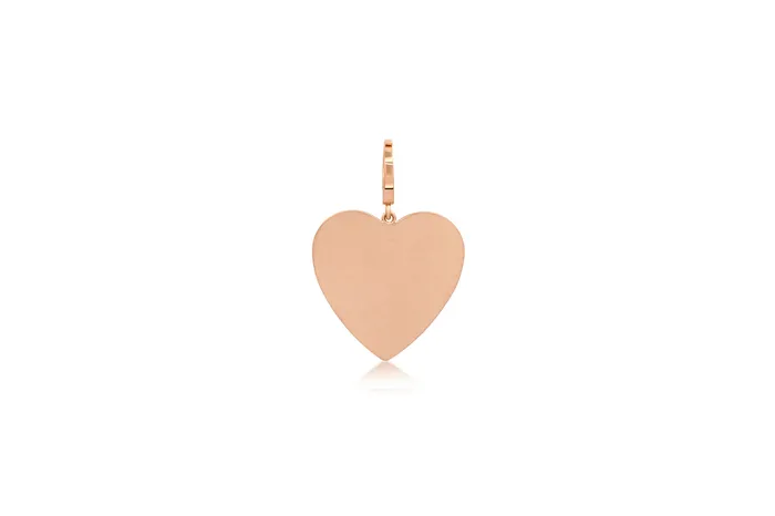 MS X SRJ Large Heart Charm Shylee Rose Charm Necklaces