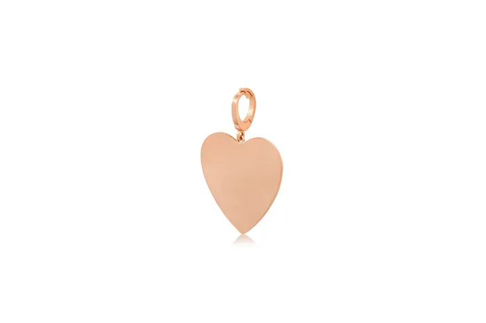 MS X SRJ Large Heart Charm Shylee Rose Charm Necklaces