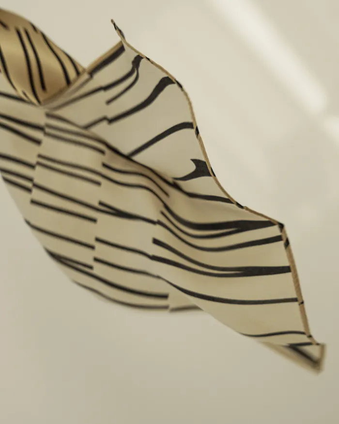 MYJN Earrings Warm Sand Silk Scarf