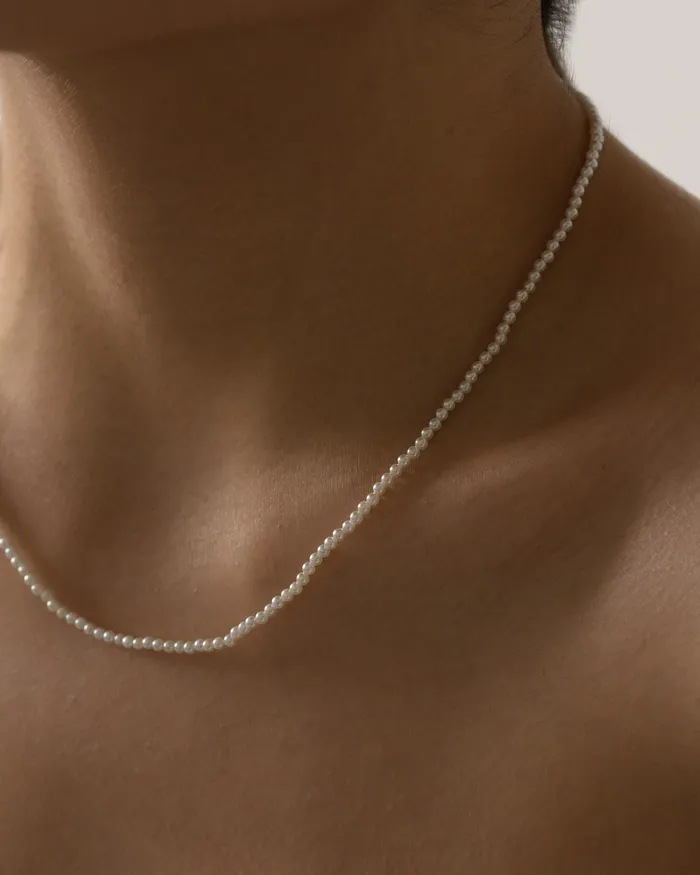 MYJN Necklaces Mini Ayaka Crystal Pearl Necklace