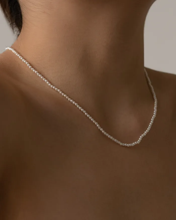 MYJN Necklaces Mini Ayaka Crystal Pearl Necklace