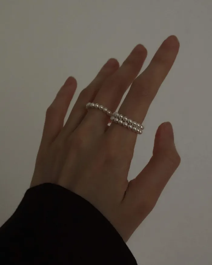 MYJN Rings Agi Fresh Water Pearls Ring
