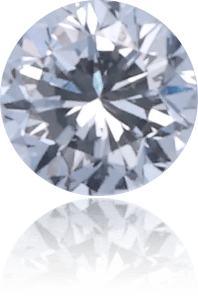 Natural Blue Diamond Round 009 ct Polished Langerman Diamonds Rings