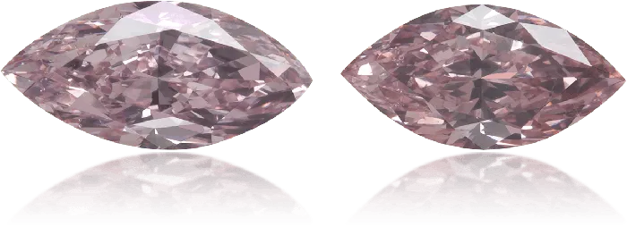 Natural Pink Diamond Marquise 063 ct set Langerman Diamonds Earrings