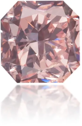 Natural Pink Diamond Square 033 ct Polished Langerman Diamonds Earrings