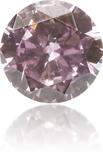 Natural Purple Diamond Round 011 ct Polished Langerman Diamonds Earrings
