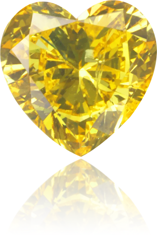 Natural Yellow Diamond Heart Shape 055 ct Polished Langerman Diamonds Necklaces Natural Yellow Diamond Heart Shape 055 ct Polished Langerman Diamonds Necklaces