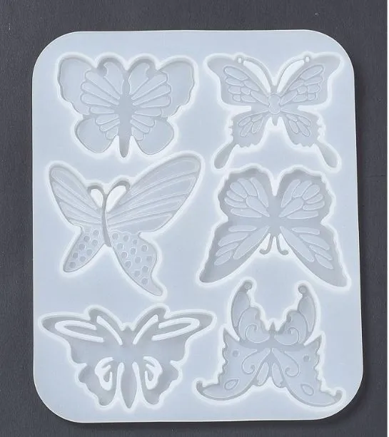 Necklaces Butterfly Silicone Pendant Mold for Resin Art RESIN ART HUB