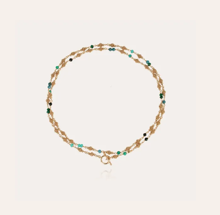 Necklaces Gas Bijoux Rosario long necklace gold
