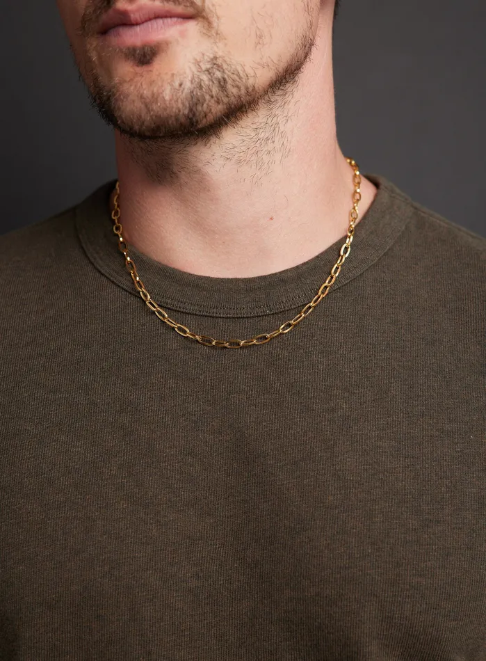 Necklaces Gold 55mm Thick 316L Stainless Steel Cable Chain Necklace WE ARE ALL SMITH