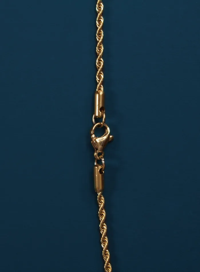 Necklaces Gold Cross Pendant Rope Chain for Men WE ARE ALL SMITH Mens Jewelry Clothing