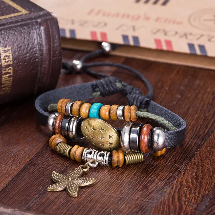 Necklaces Kairangi Kairangi Bracelets for Men and Women Fashion Leather Bracelet for Men Casual Wear Leather Bracelets for Men Birthday Gift for Men and Women Anniversary Gift for Husband Design 5 Necklaces Kairangi Kairangi Bracelets for Men and Women Fashion Leather Bracelet for Men Casual Wear Leather Bracelets for Men Birthday Gift for Men and Women Anniversary Gift for Husband Design 5