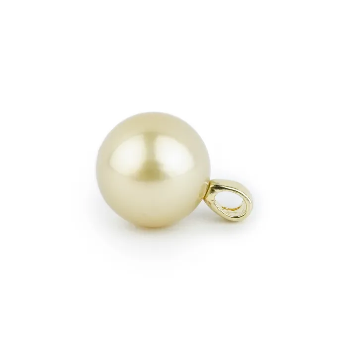 Necklaces Kamoka Pearl Warm Golden 122mm Tahitian Pearl Pendant