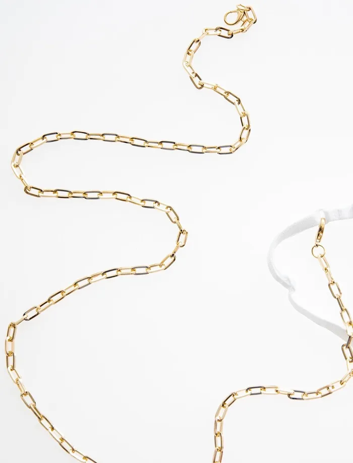 Necklaces Millo Jewelry Mask Chain Thick Paper Clip