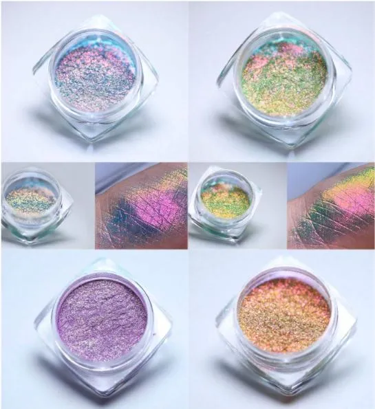 Necklaces RESIN ART HUB 4Piece Set Of Chameleon Pigment Powder of Resin Art
