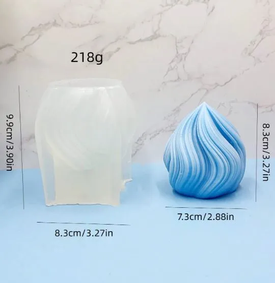 Necklaces RESIN ART HUB Foam Shaped Silicone Mold for Candle Making
