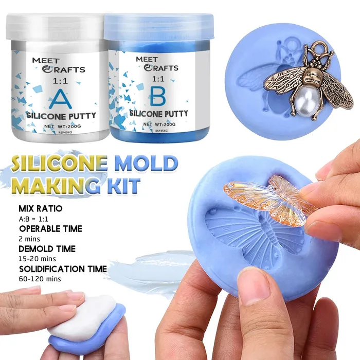 Necklaces Resin Art Hub Silicone Putty For Mold Making