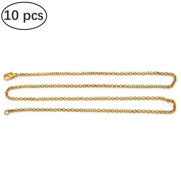 Necklaces Resinarthub 10pcs Chains For DIY Jewelry Making Necklaces Resinarthub 10pcs Chains For DIY Jewelry Making
