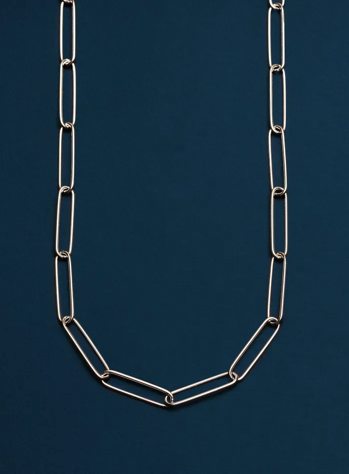 Necklaces Waterproof 5mm Elongated Cable Clip Style Chain Necklace WE ARE ALL SMITH