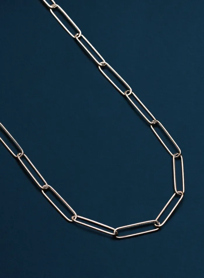 Necklaces Waterproof 5mm Elongated Cable Clip Style Chain Necklace WE ARE ALL SMITH
