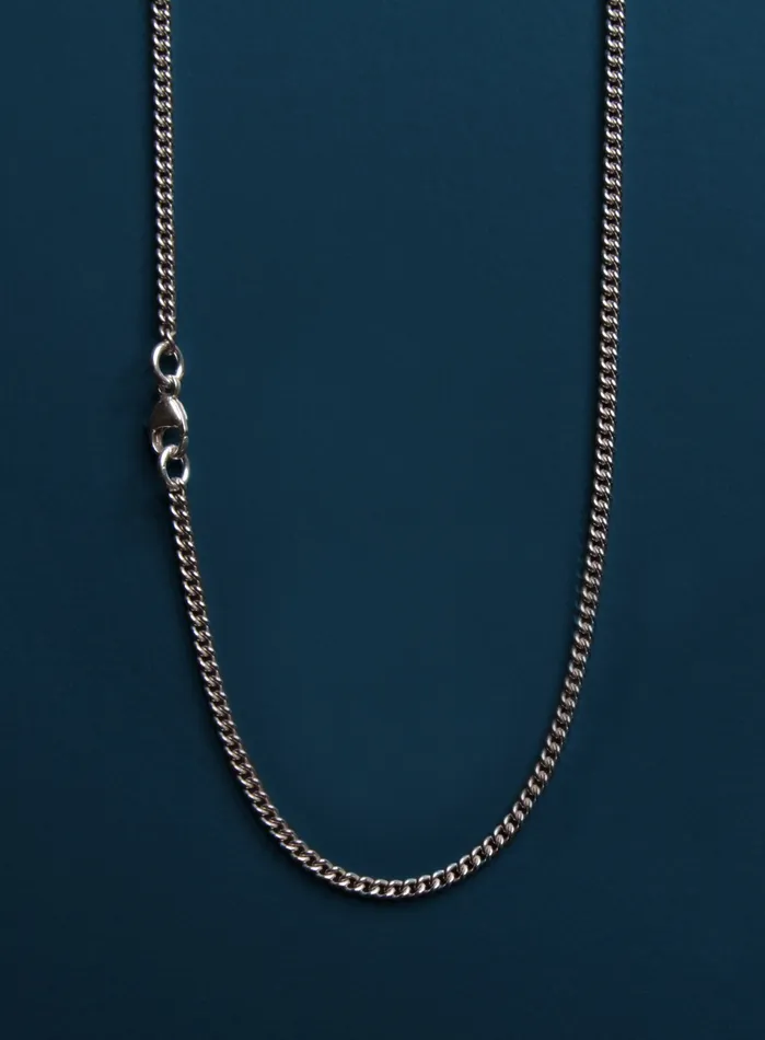 Necklaces WE ARE ALL SMITH Saint Christopher Sterling Silver Oval Medal Necklace for Men