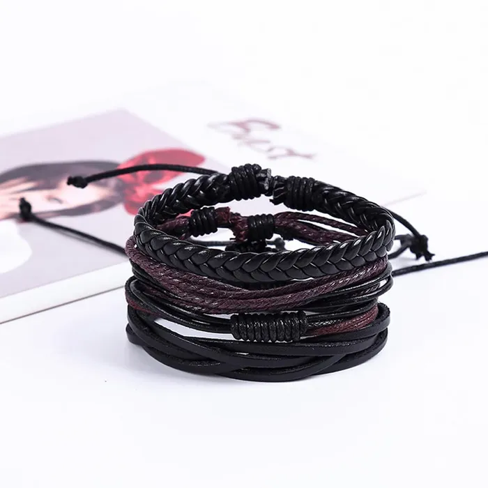 Necklaces Yellow Chimes Bracelets for Men and Boys Combo of Black Multilayered Leather Bracelet Birthday Gift for Men and Boys Anniversary Gift for Husband Yellow Chimes Necklaces Yellow Chimes Bracelets for Men and Boys Combo of Black Multilayered Leather Bracelet Birthday Gift for Men and Boys Anniversary Gift for Husband Yellow Chimes