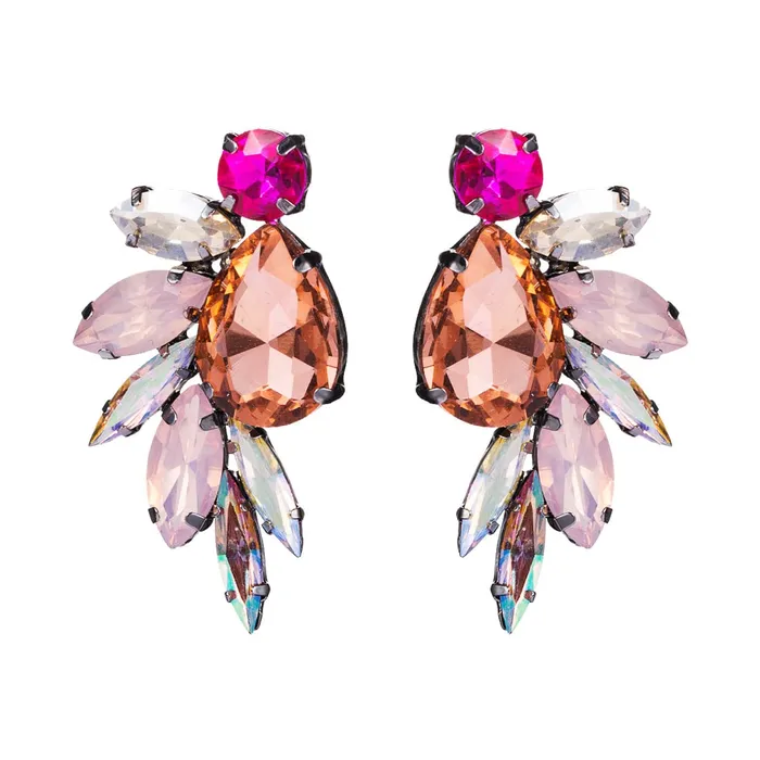Necklaces Yellow Chimes Earrings For Women Multicolor Crystal Studded Tear Drop Earrings For Women and Girls Yellow Chimes Necklaces Yellow Chimes Earrings For Women Multicolor Crystal Studded Tear Drop Earrings For Women and Girls Yellow Chimes