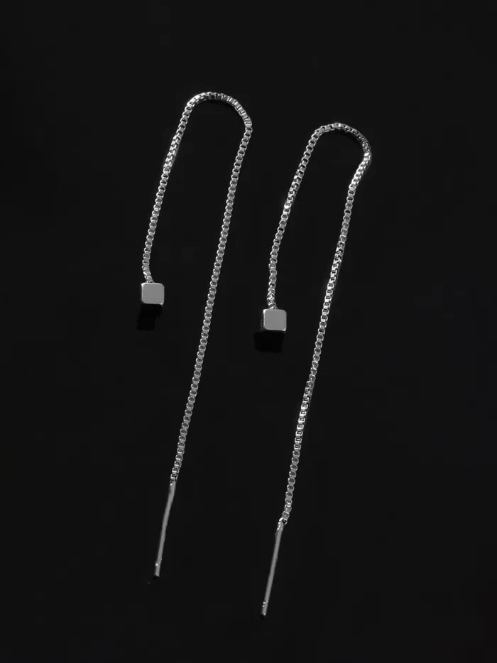 Necklaces Yellow Chimes Threader Earrings for Women Silver Earrings for Girls Fashion Women Earrings Long Chain Tassel Threader Earrings Birthday Gift For Girls Anniversary Gift for Wife Yellow Chimes
