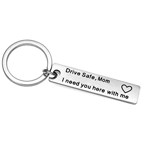 Necklaces Yellow Chimes Yellow Chimes Drive Safe Touching Message Keychain for WomenBest Gift for Mom Necklaces Yellow Chimes Yellow Chimes Drive Safe Touching Message Keychain for WomenBest Gift for Mom