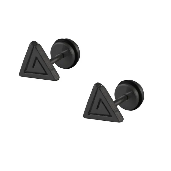 Necklaces Yellow Chimes Yellow Chimes Earrings for Men and Boys Fashion Black Studs for Men Triangle Shaped Black Studs Stainless Steel Stud Earrings Birthday Gift for Men and Boys Anniversary Gift for Husband Necklaces Yellow Chimes Yellow Chimes Earrings for Men and Boys Fashion Black Studs for Men Triangle Shaped Black Studs Stainless Steel Stud Earrings Birthday Gift for Men and Boys Anniversary Gift for Husband