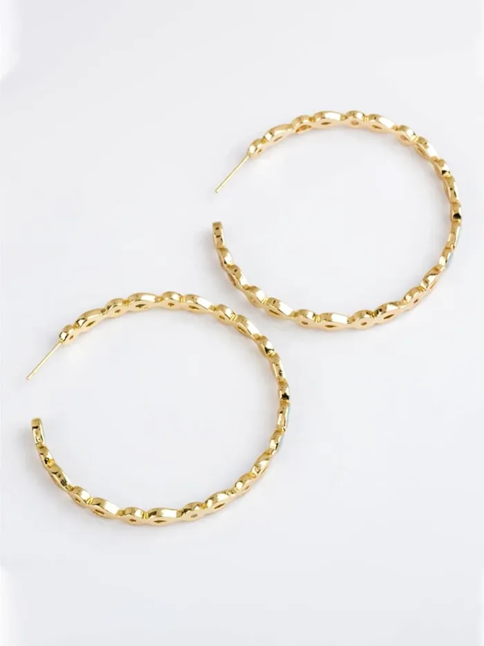 Necklaces Yellow Chimes Yellow Chimes Earrings For Women Blue Color Hoop Earring For Women and Girl