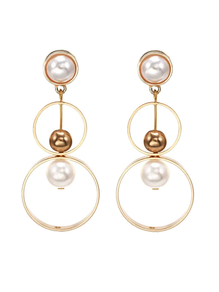 Necklaces Yellow Chimes Yellow Chimes Earrings For Women Vintage Gold Tone Geometrical shape Dangle Pearl Drop Earrings For Women and Girls Necklaces Yellow Chimes Yellow Chimes Earrings For Women Vintage Gold Tone Geometrical shape Dangle Pearl Drop Earrings For Women and Girls