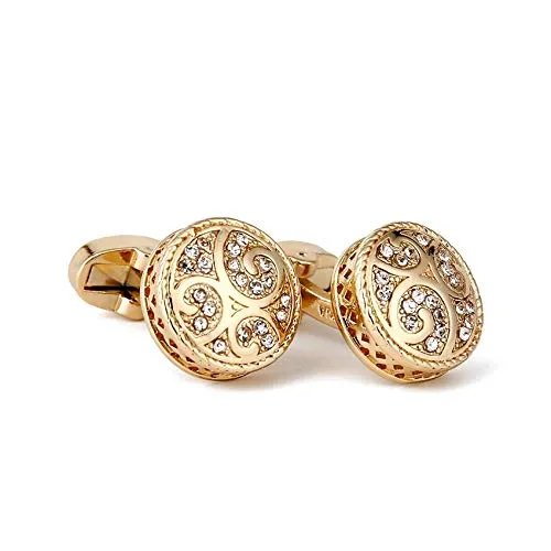 Necklaces Yellow Chimes Yellow Chimes Exclusive Collection Stainless Steel Crystal Studded Designer Cuff Links for Men Necklaces Yellow Chimes Yellow Chimes Exclusive Collection Stainless Steel Crystal Studded Designer Cuff Links for Men
