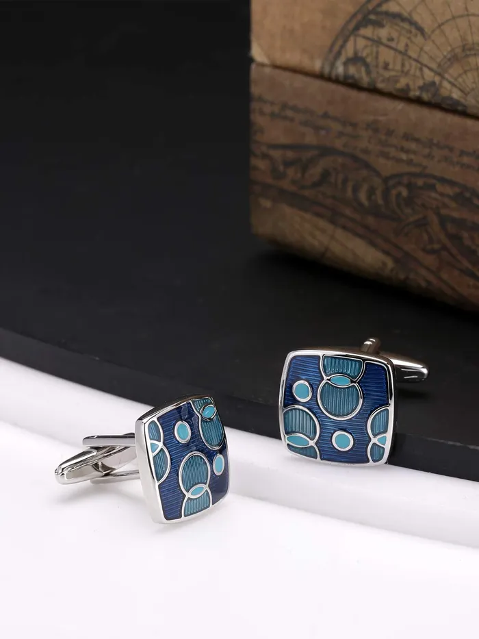 Necklaces Yellow Chimes Yellow Chimes Exclusive Collection Stainless Steel Designer Cuff Links for Men