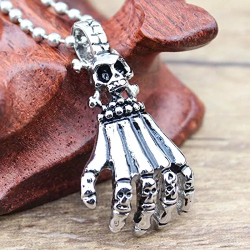Necklaces Yellow Chimes YELLOW CHIMES Fiery Hand Latest Trend Oxidized Looks Stainless Steel Pendant for Men
