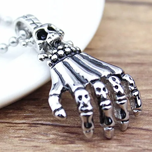 Necklaces Yellow Chimes YELLOW CHIMES Fiery Hand Latest Trend Oxidized Looks Stainless Steel Pendant for Men