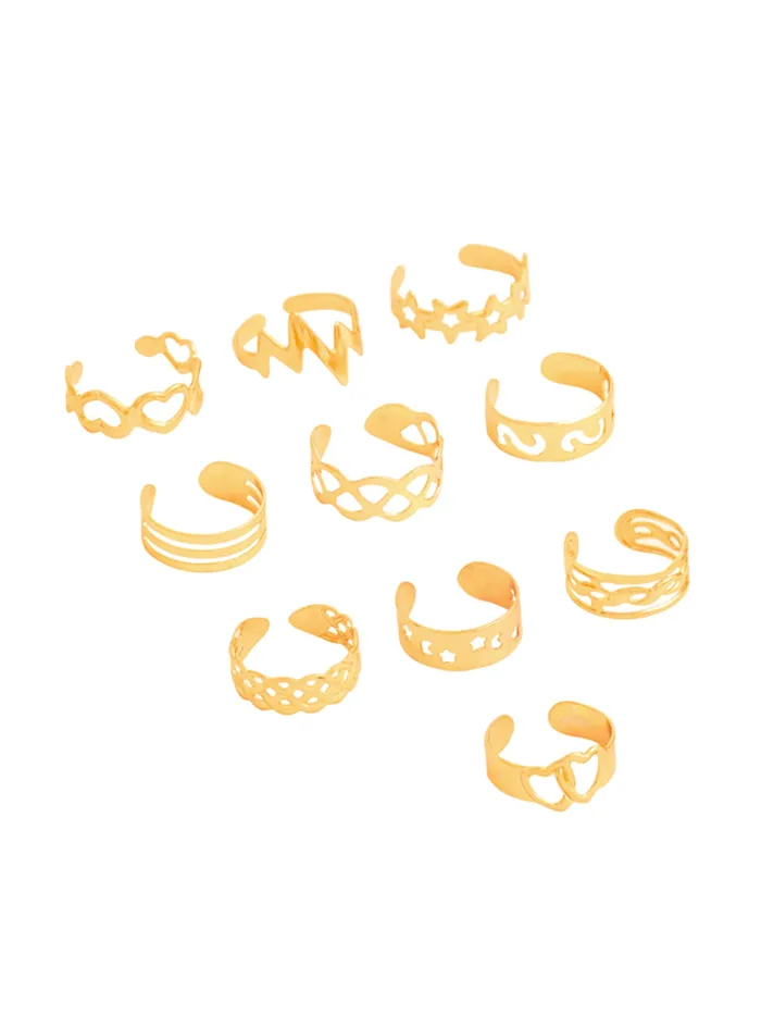 Necklaces Yellow Chimes Yellow Chimes Golden Toe Rings for Women Gold Plated Toe Ring Set Bichiya for Women 10 Pcs Combo Set Accessories Jewellery for Women Birthday Gift for Women Anniversary Gift for Wife Necklaces Yellow Chimes Yellow Chimes Golden Toe Rings for Women Gold Plated Toe Ring Set Bichiya for Women 10 Pcs Combo Set Accessories Jewellery for Women Birthday Gift for Women Anniversary Gift for Wife