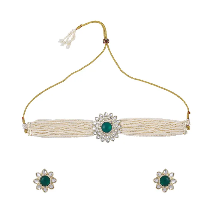 Necklaces Yellow Chimes Yellow Chimes Jewellery Set for Women and Girls Kundan Necklace Set Gold Plated Kundan Studded Beads Beaded Necklace Set Birthday Gift for girls and women Anniversary Gift for Wife Necklaces Yellow Chimes Yellow Chimes Jewellery Set for Women and Girls Kundan Necklace Set Gold Plated Kundan Studded Beads Beaded Necklace Set Birthday Gift for girls and women Anniversary Gift for Wife