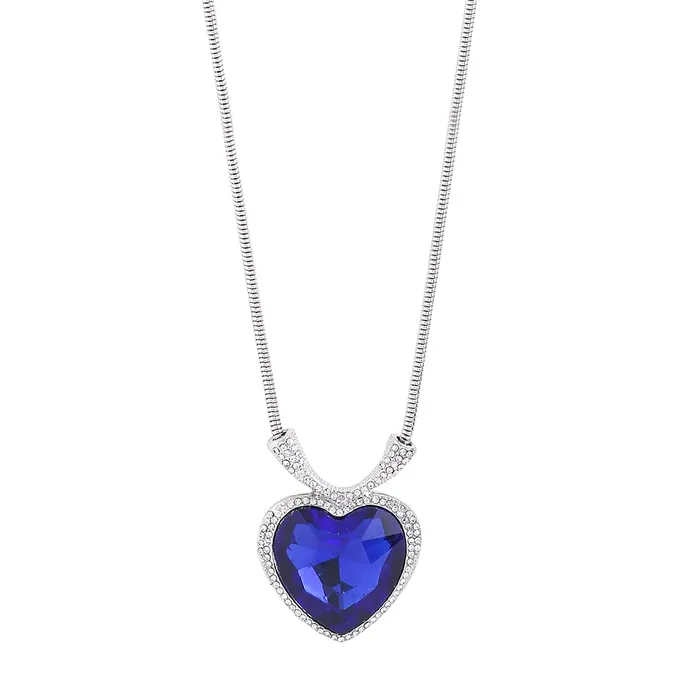 Necklaces Yellow Chimes Yellow Chimes Pendant for Women and Girls TITANIC Pendant for Women Heart Shaped Blue Crystal Pendent Chain Birthday Gift for girls and women Anniversary Gift for Wife Necklaces Yellow Chimes Yellow Chimes Pendant for Women and Girls TITANIC Pendant for Women Heart Shaped Blue Crystal Pendent Chain Birthday Gift for girls and women Anniversary Gift for Wife