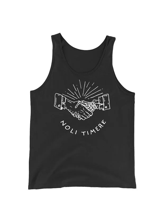 Noli Timere Do not be afraid Black Tank Top WE ARE ALL SMITH Necklaces