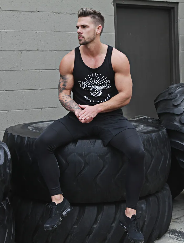 Noli Timere Do not be afraid Black Tank Top WE ARE ALL SMITH Necklaces