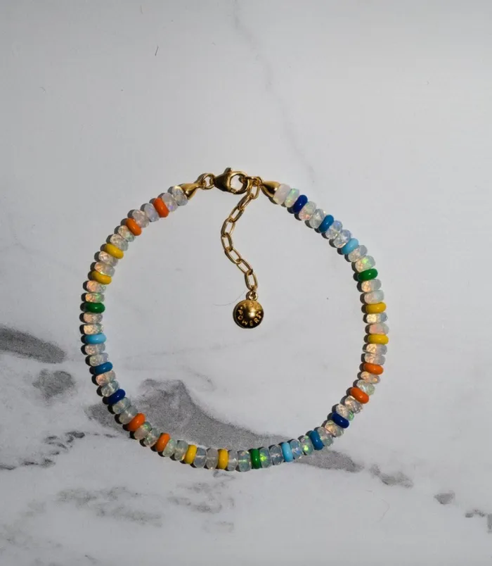 Opal Ankle Bracelet in Pia Colada Fry Powers Bracelets