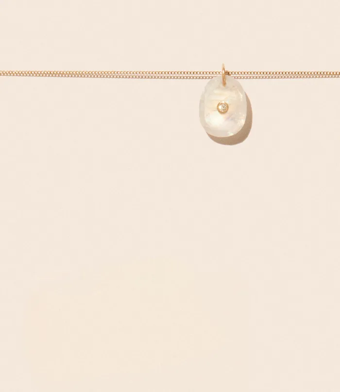 Pascale Monvoisin Earrings Orso No 1 Moonstone