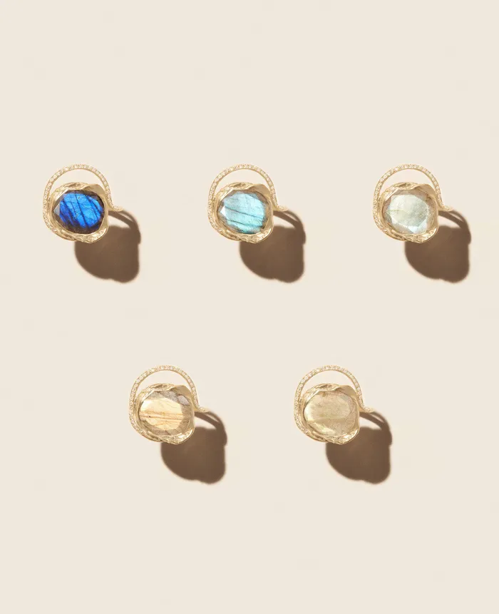 Pascale Monvoisin Rings Gaia Labrodorite ring