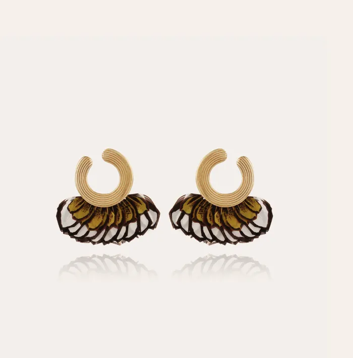 Positano earrings gold Gas Bijoux Earrings