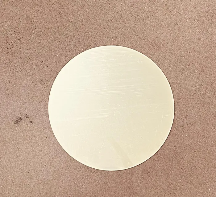 Resinarthub Necklaces Light Gold Round Acrylic Mirror Cutting for Resin Art