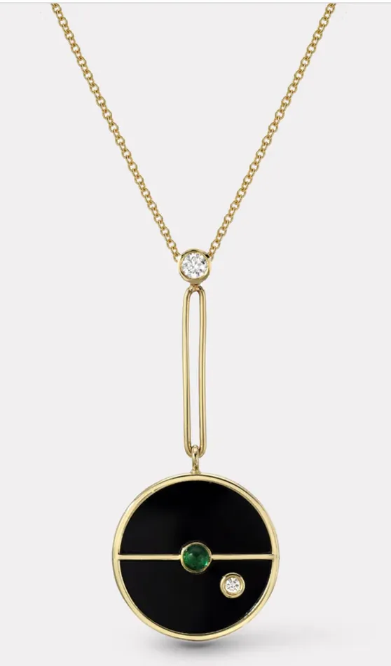Retrouvai Necklaces SIGNATURE COMPASS PENDANT