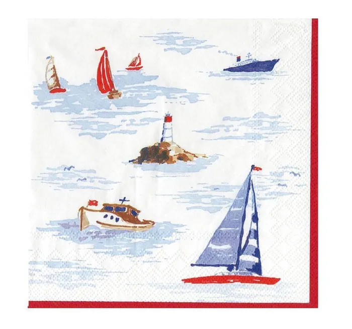 Rings Abbott Summer Cruise Cocktail Napkins