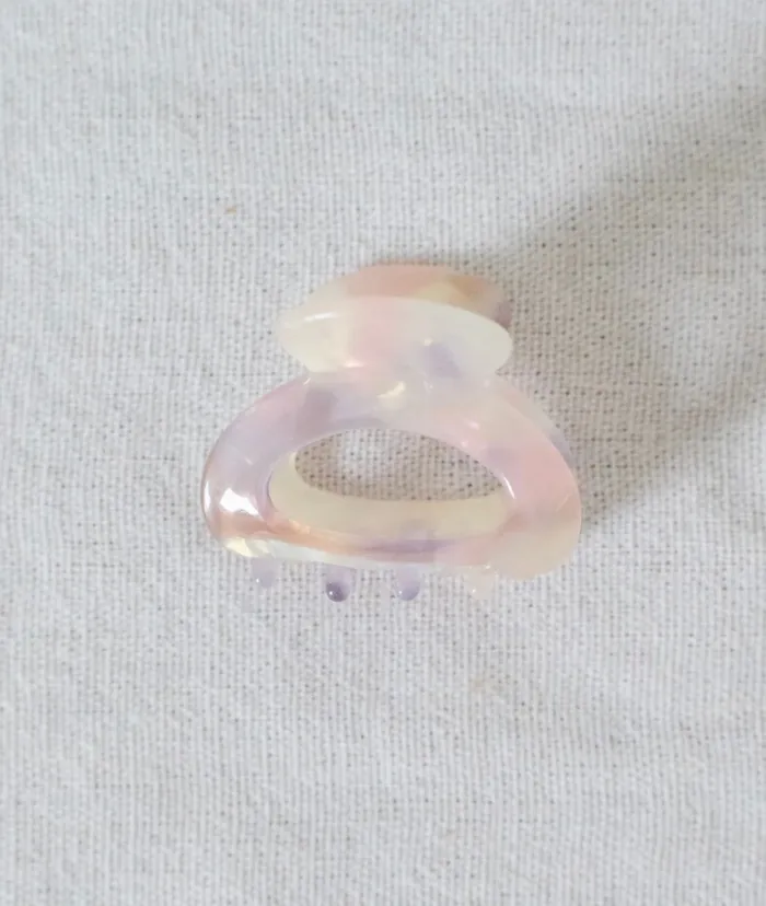 Rings Barbays Barbays Mini Oval Clip Jelly Pastels